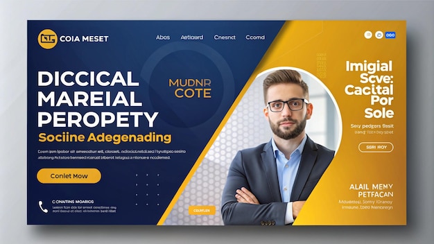 ein Poster für ein Unternehmen namens Brand of Medical Care