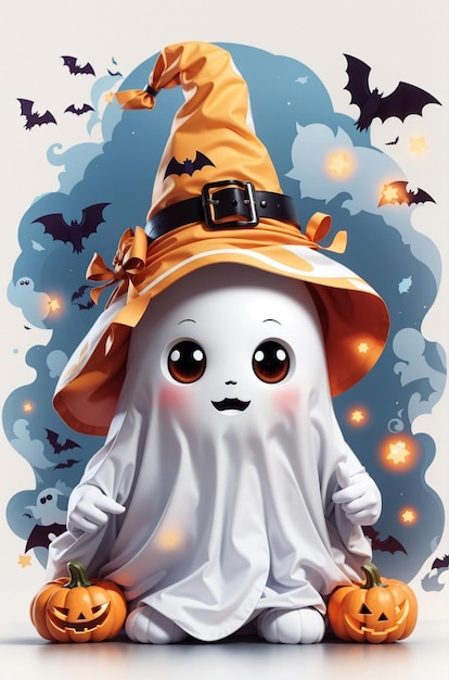 ein Poster für eine Halloween-Party namens Ghost.