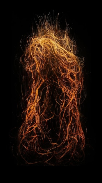 Ein Poster für einen Friseur namens Fire.