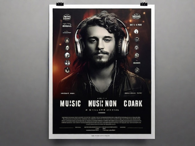 Foto ein poster für musik nein nein