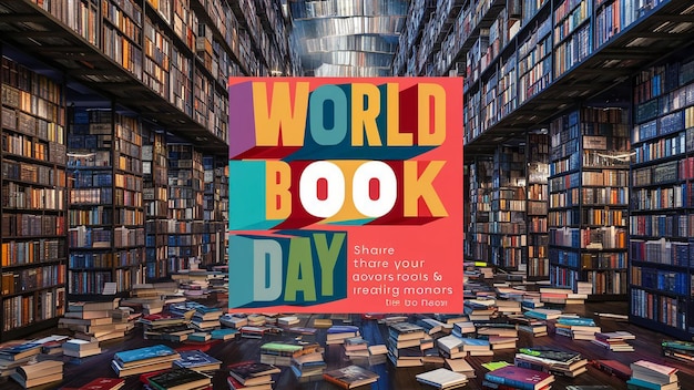 ein Poster für Weltbücher nach Autor