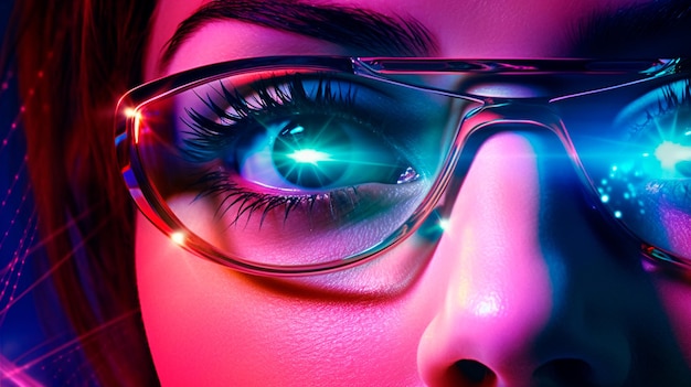 Ein Poster zur Laser-Sehkorrektur als Illustrator für generative KI