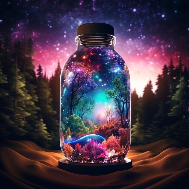 Ein psychedelisches Universum in einer wunderschönen Flasche