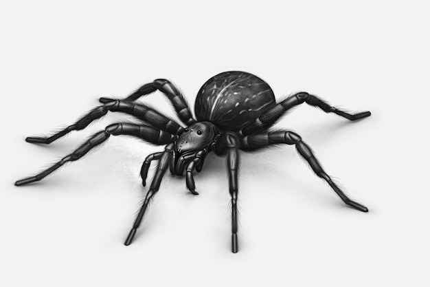 Ein realistisches Designelement ist die Spinne Generative AI