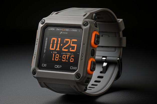 Ein realistisches Smartwatch-Mockup