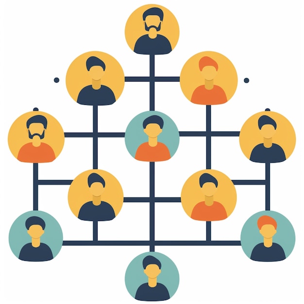 Ein Ressourcenzuteilungsdiagramm, das die Aufgaben und Arbeitsbelastungen der Teammitglieder anzeigt