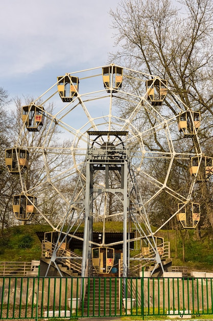 Ein Riesenrad der alten Schule