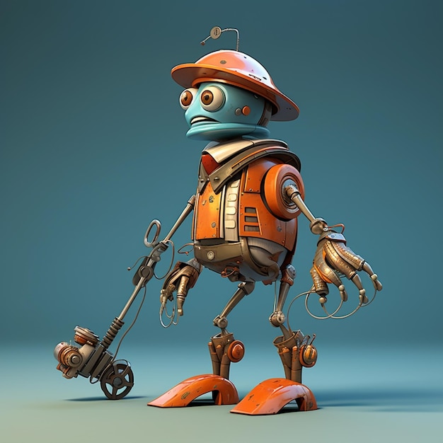 Ein Roboter-Illustrationsdesign