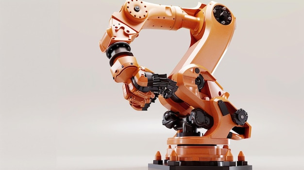 ein Roboter mit einem Roboter am Arm
