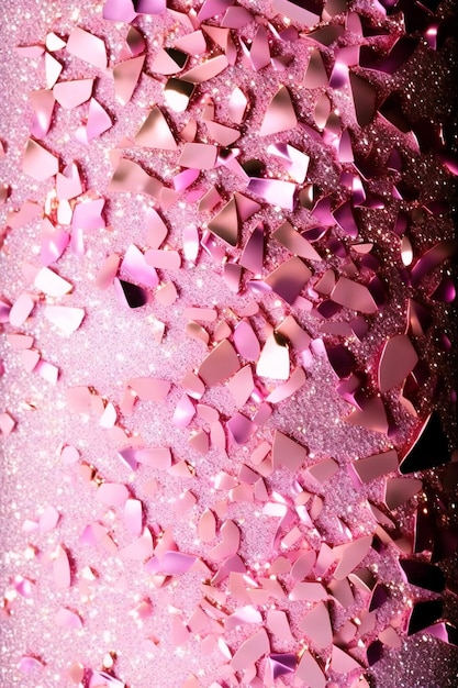 Ein rosa glitzernder Hintergrund mit rosa und lila Glitzer.