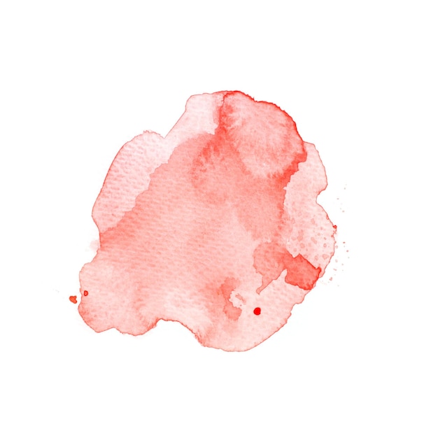 ein rosa und rotes Gemälde eines Herzens mit einem roten Fleck darauf