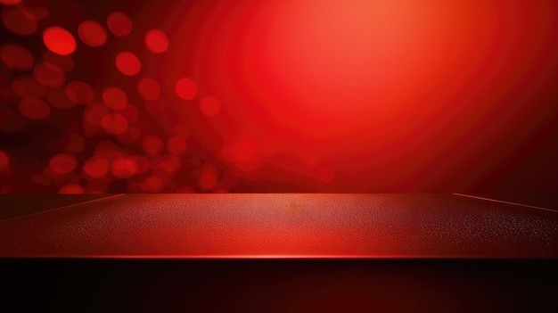 Ein roter Hintergrund mit einer schwarzen Tabelle und einem roten Hintergrund
