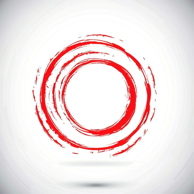 ein roter Kreis mit weißem Hintergrund und einem roten Kreis in der Mitte