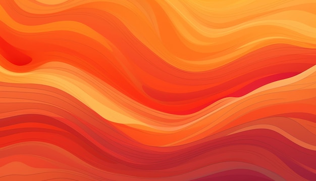 Ein roter und orangefarbener Hintergrund mit einem Wellenmuster.