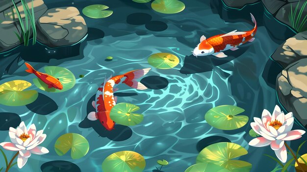 46+ Acrylbilder Goldfisch Teich, Lass dich inspirieren und probiere