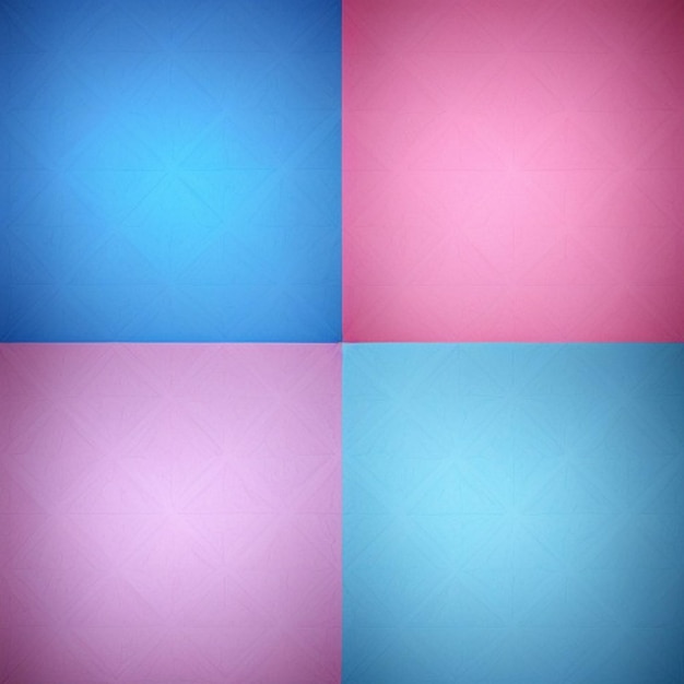 ein Satz von vier verschiedenen farbigen Quadraten mit blauem Hintergrund