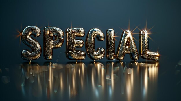 ein Schild mit dem Wort special