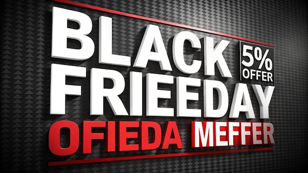ein Schild mit der Aufschrift Black Friday