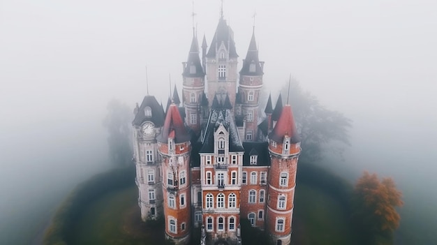 Ein Schloss im Nebel