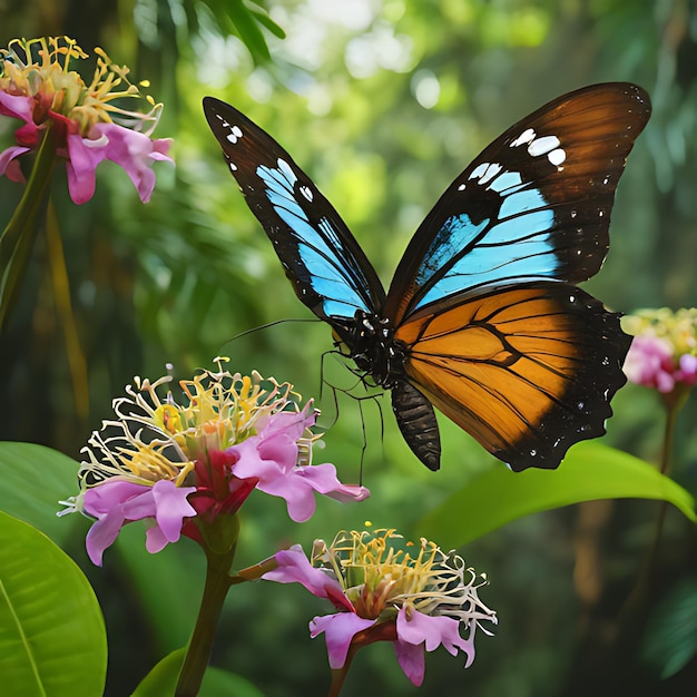 ein Schmetterling auf einer Blume