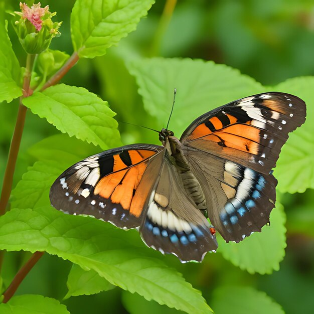 ein Schmetterling auf einer Blume