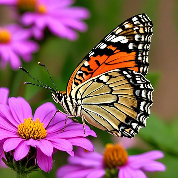 ein Schmetterling auf einer Blume