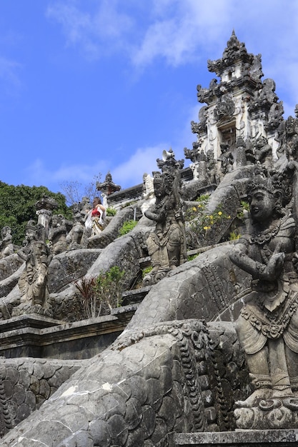 Ein schöner Panoramablick auf Bali Indonesien