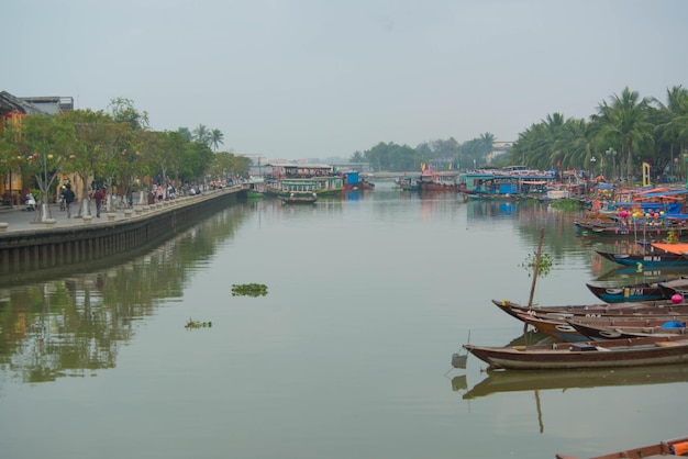 Ein schöner Panoramablick auf die Stadt Hoi An Vietnam