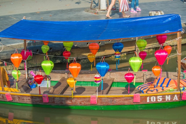 Ein schöner Panoramablick auf die Stadt Hoi An Vietnam