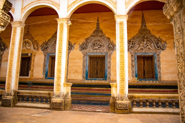 Ein schöner Panoramablick auf die Stadt Siem Reap in Kambodscha