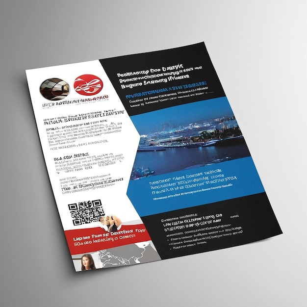 Ein schönes Design für einen Flyer für eine Firma, die sich auf internationale Einkäufe spezialisiert hat