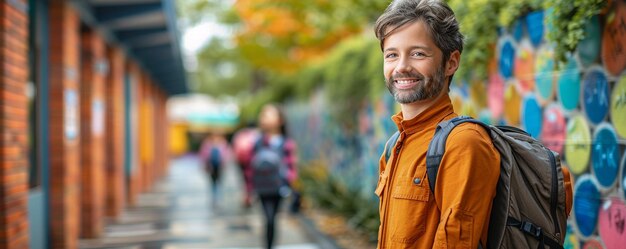 Ein Schulberater, der Unterstützung und Anleitung anbietet Hintergrund