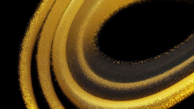 Ein schwarz-goldenes Bild eines Lautsprechers mit schwarzem Hintergrund und den Worten Gold darauf.