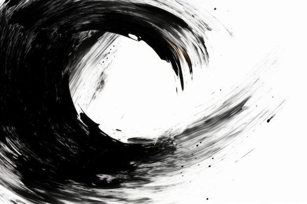 Ein Schwarz-Weiß-Bild einer Welle mit dem Wort Ozean in der Mitte.