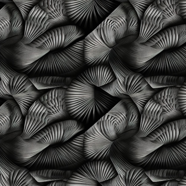 Ein schwarz-weißer Hintergrund mit einem Muster aus Linien und Streifen