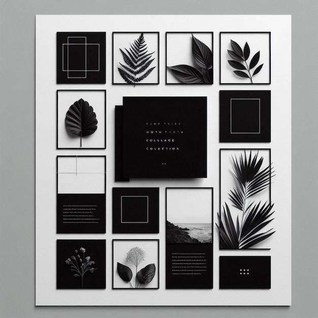 ein schwarz-weißes Bild von Pflanzen und das Wort "natürlich"