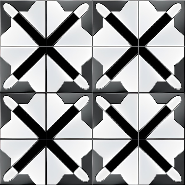 Foto ein schwarz-weißes foto eines kreuzes mit einem x darauf