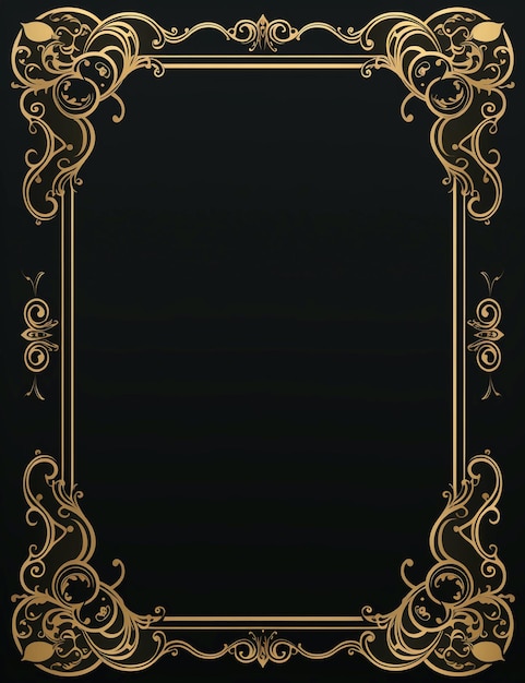 ein schwarzer Hintergrund mit einem goldenen Rahmen, auf dem das Wort "quote" steht
