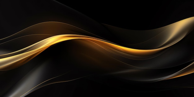 Ein schwarzer und goldener Hintergrund