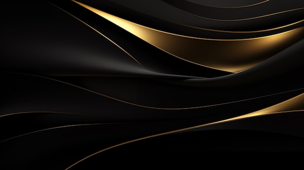 Ein schwarzer und goldener Hintergrund