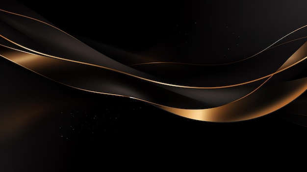 Ein schwarzer und goldener Hintergrund