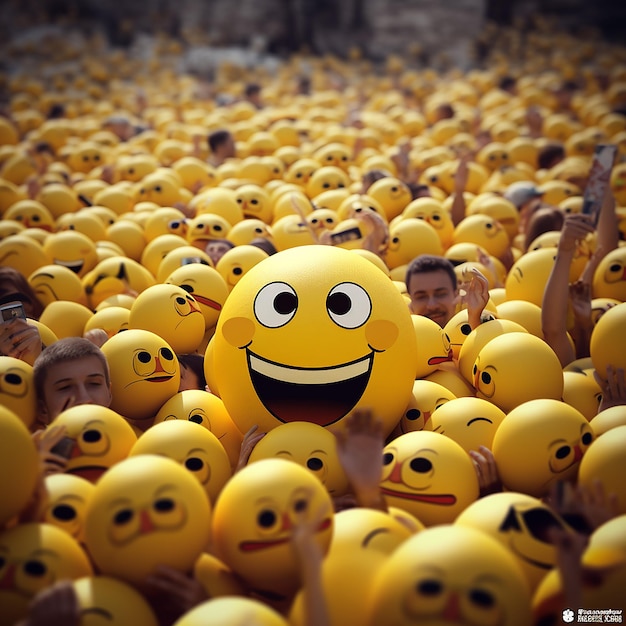 ein Smiley-Emoji