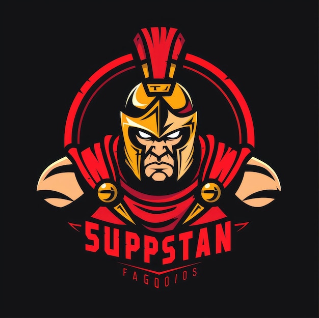 Foto ein spartan-logo-team