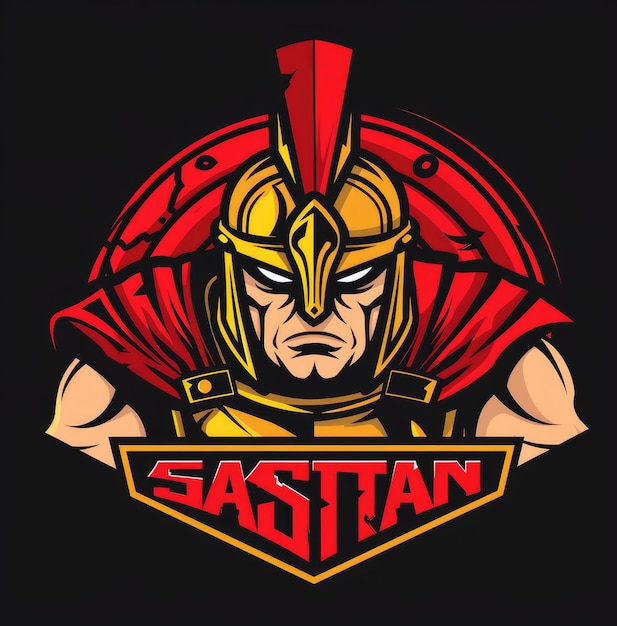 Foto ein spartan-logo-team