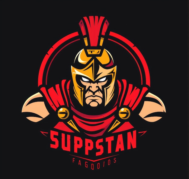 Foto ein spartan-logo-team