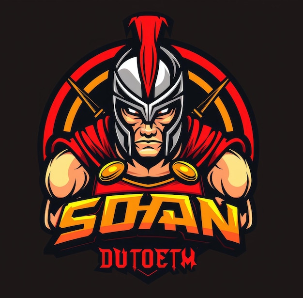 Foto ein spartan-logo-team