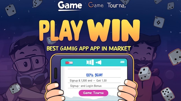 ein Spiel auf einem Spielbildschirm gespielt wird
