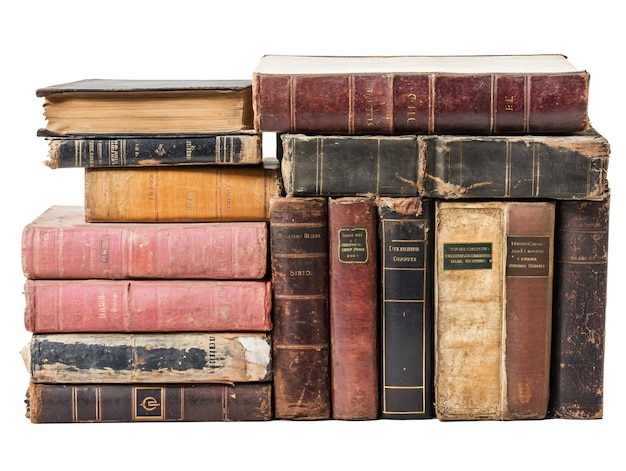 ein Stapel alter Bücher