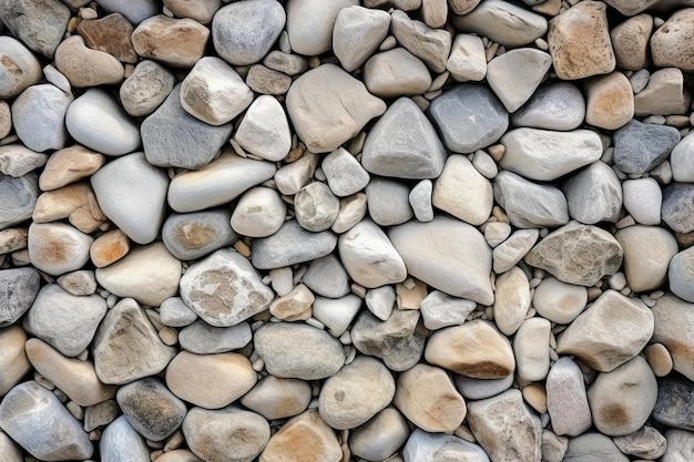 Ein Steinhaufen mit dem Wort "Fels" drauf