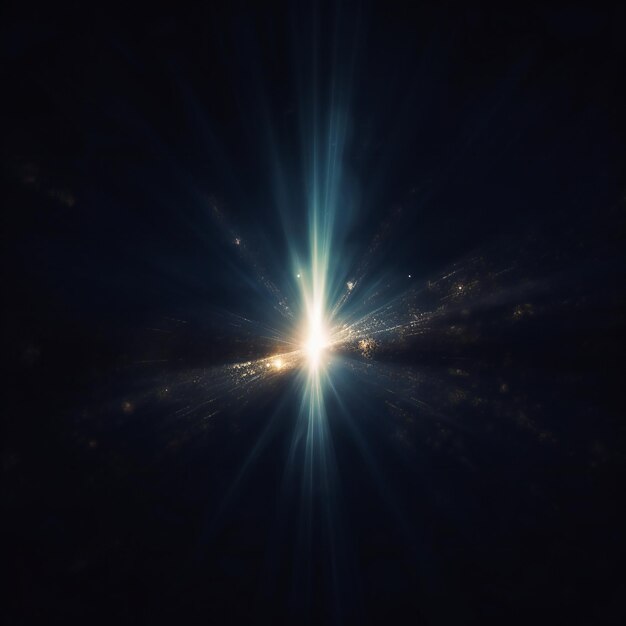 Foto ein stern am himmel, der ein sternförmiges objekt ist